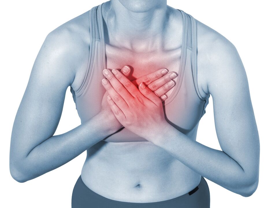 bayyanar cututtuka na thoracic osteochondrosis